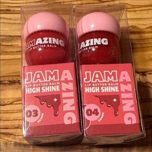 OZ Lab Lip Butter Balm lot of 2-shades 03-Sweet Fig Jam and 04-cranberry Jam New